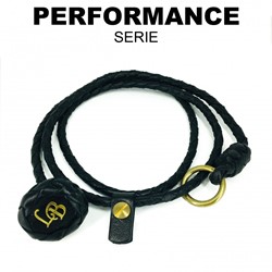 Leather By Beth Showleash BLACK 100 cm / Ø 6 100 cm / Ø 6