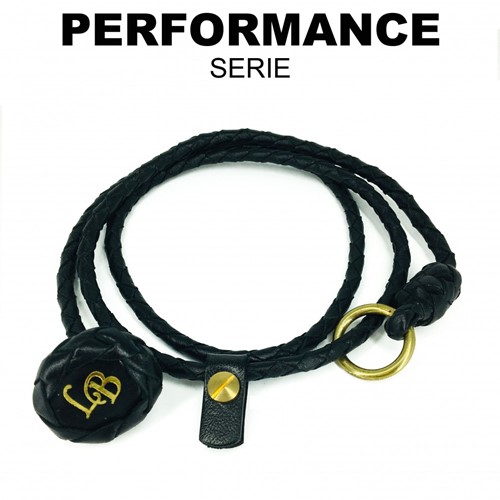 Leather By Beth Showleash BLACK 100 cm / Ø 6 100 cm / Ø 6