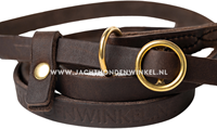 Hunter & Co Leather Signature Leash BROWN-2