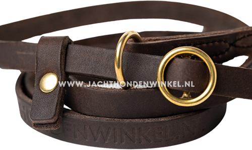Hunter & Co Leather Signature Leash BROWN-2