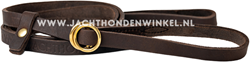 Hunter & Co Leather Signature Leash BROWN