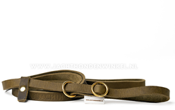 Hunter & Co Leather Signature Leash GREEN