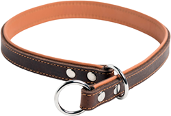 Onderlegde Sliphalsband Coffee & Cinnamon Halsomvang 30 - 55 CM