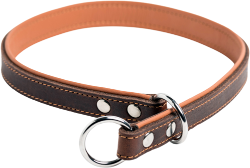 Onderlegde Sliphalsband Coffee & Cinnamon Halsomvang 30 - 55 CM
