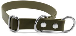 SALE: Biothane® Sliphalsband - Khaki 25mm x 65cm