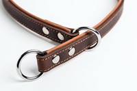Onderlegde Sliphalsband Coffee & Cinnamon Halsomvang 30 - 55 CM-3