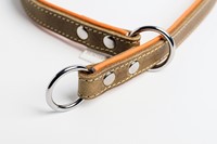 Onderlegde Sliphalsband Hunting Green Halsomvang 30 - 55 CM-3