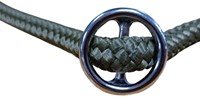 Hunter & Co Sliplijn Premium Dubbele stop Olijfgroen-2