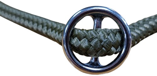 Hunter & Co Sliplijn Premium Dubbele stop Olijfgroen-2