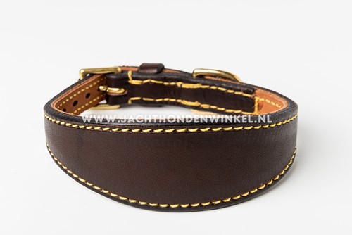 Teckelhalsband de luxe (4,5cm) - Halsomvang 32 - 36 cm