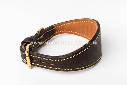 Teckelhalsband de luxe (handgemaakt)-2