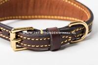 Teckelhalsband de luxe (handgemaakt)-3