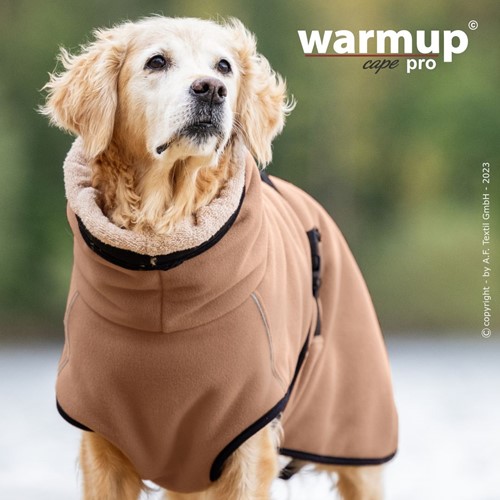 WarmUp Cape PRO Camel & Sand - Maat S