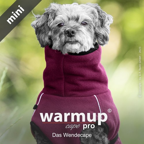 WarmUp Cape PRO MINI Bordeaux - Ruglengte 30 CM