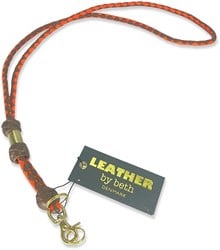Leather By Beth Lanyard MG Cognac-Orange