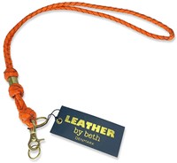 Leather By Beth Lanyard MG Orange