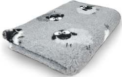Vetbed Wooly Sheep XL GREY 1.00m x 1.50m