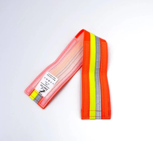 Signaalhalsband 60/7 KLITTENBAND Oranje - Halsomvang 44-48CM