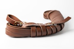 Leren Zweetlijn Kastanjebruin 18mm x 10M
